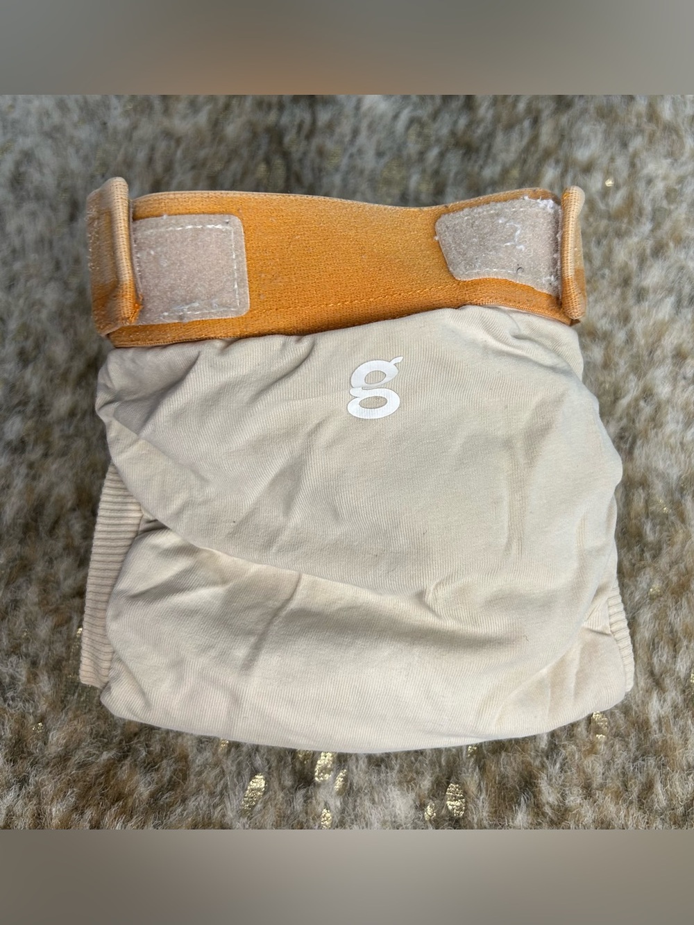 5 for $25🔥GDiapers Orange/ Nude Reusable Cloth Diaper Medium (13-28 lbs.)